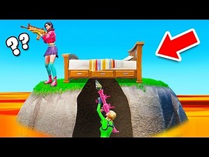 1000 IQ BED WARS vs NOOB! (Fortnite Creative Gamemode)