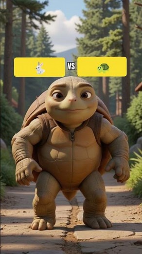 Hare vs Tortoise: The Race You WON'T Believe! 🤯🐢💨🐇 #ViralRace #ShockingEnding