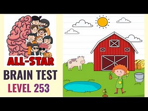 Brain Test All Star Level 253 | Save the flower! | Walkthrough
