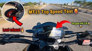 27K views · 2.4K reactions | MT15 Top Speed Test  With loud exhaust  #mt15 #mt15modified #mt15motovlog #shahilkhan #shahil5722motovlog #shahilpanther #loudestexhaust #exhaustsound #scproject #scprojectexhaust | Shahil Khan | Facebook