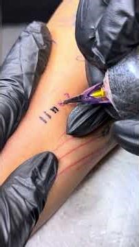 Small font tattoo tehnique #tattootips