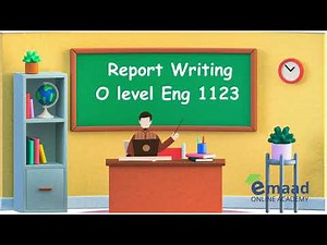 O levels English | Report Writing