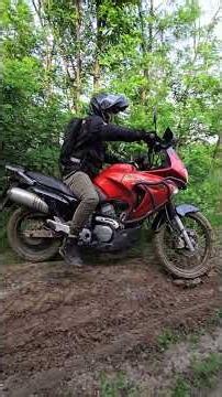 Honda Transalp 650 vs 600 🤘 deep mud ⚠️⛔️