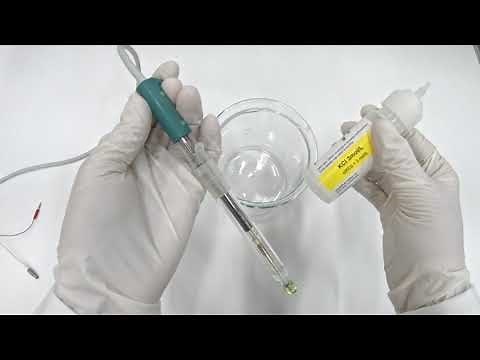 Tips for electrode handling: Expanding pH electrode service life through electrolyte replacement