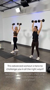 💪 SLOW & STRONG - UPPER BODY! 💪 🔥 Ready to take your strength training to the next level? This advanced workout is here to challenge you in all the right ways! We’re talking back, shoulders, chest, arms, AND some lower-body action to fire up your major muscle groups. ✨ Here’s what you can expect:� 🔹 Slow, controlled movements� 🔹 Muscle fatigue is the goal� 🔹 Heavy Dumbbells - we are picking up 17.5 and 20 lb dumbbells in this workout, so don’t be afraid to up the ante during this workout! 