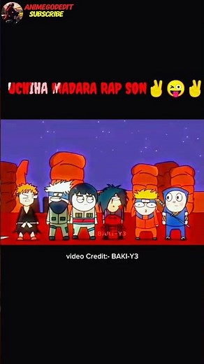 Madara Uchiha's Unbelievable Rap Song!😜😎💯 |Naruto Shippuden| 🤯☠️🔥