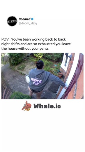 𝗗𝗢𝗢𝗠𝗘𝗗 ⚠ on Instagram: "After doing back-to-back night shifts for days your body feels like it’s running on empty every muscle aches and your mind is fogged with exhaustion you stumble through your morning routine barely able to keep your eyes open caffeine doesn’t help anymore the thought of getting dressed seems like climbing a mountain so you grab your bag your keys and rush out the door ready to face the world but halfway down the street you feel an odd breeze and realize you forgot th