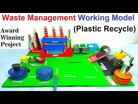 waste management working model (plastic recycle) - solid - science project exhibition | howtofunda