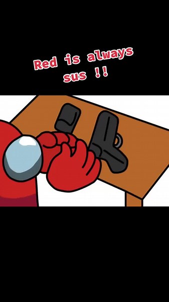 Red is always sus, and will always be sus #gun #amongus #viral #onedirection #cupsong #redissus #viral #fyp #foryoupage #gunsong #players #animation
