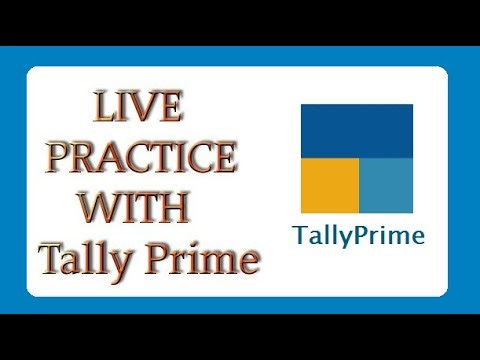 Tally prime Practice Entry Live Stream,,tally prime ledger and voucher entries,journal voucher