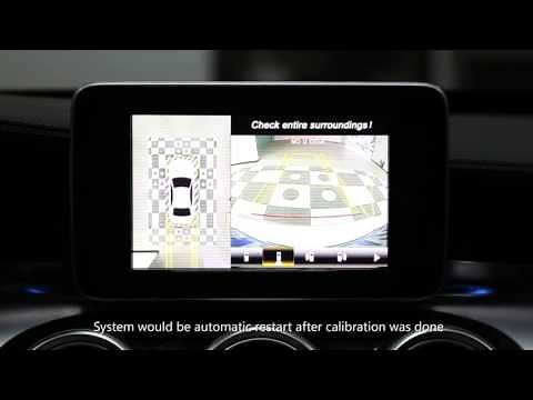 How to calibrate Mercedes-Benz 360 degree surrounding view camera