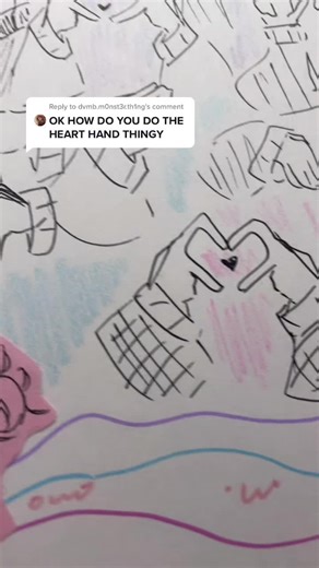 Hand Heart Drawing Tutorial