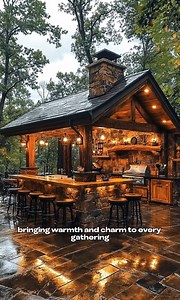 504K views · 10K reactions | Outdoor kitchen ideas 朗 | Log Cabin Ideas | Facebook