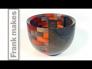 Woodturning A Segmented Walnut Bowl