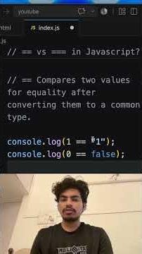 == vs === in JavaScript
