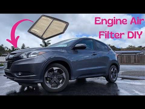 Honda HR-V Engine Air Filter Replacement || How To DIY