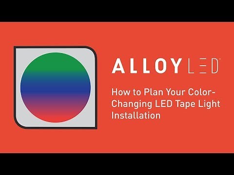 How to Plan Your Color-Changing LED Tape Light Installation