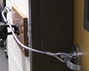 Teacher creates classroom safety lock