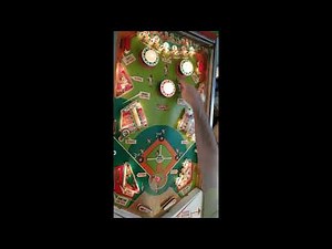 1971 Gottlieb Play Ball Baseball Theme Pinball Gameplay and Brief Tutorial
