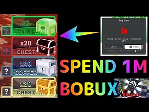 【ROBLOX BOXING LEAGUE】Spend 1,000,000 Bobux to STARTER PACKS！