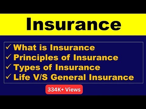 Insurance Explained-Definition of Insurance- Difference Between life and general insurance