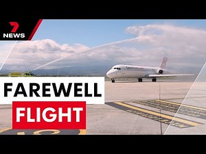 A piece of aviation history as Qantas retires an iconic jet from Australian skies | 7NEWS
