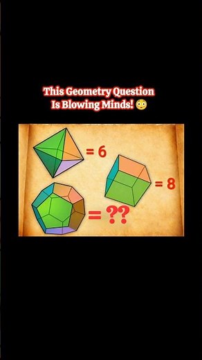 Only Genius Students Can Solve This 3D Shape Puzzle! 🧠 | Find the Pattern