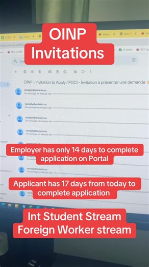Nexway Immigration Services on Instagram: "Ontario Pnp issued multiple invitations under international student stream and foreign workers stream on December 10, 2025 now applicants have 17 days to submit Pnp application##nexwayimmigration #oinp"