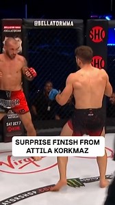 What a knockout from Attila Korkmaz! #Bellator #MMA #KO | Bellator MMA