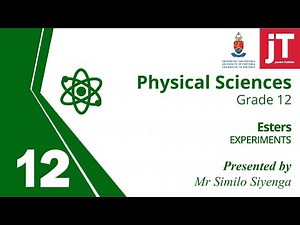 Gr 12 - Physical Sciences - Experiment Labs - Esters
