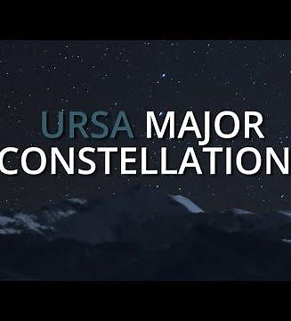 Ursa Major- the bear shaped constellation