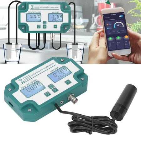 Water Quality Meter Water Quality , 6 in 1 Multifunctional Water PH  PH TDS EC SG Salt Temperature  Water Quality Meter PH Meters - Walmart.ca