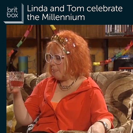 Gimme Gimme Gimme… an episode of Linda La Hughes and her bestie, Tom Farrell, ringing in the much-anticipated New Year’s Eve 1999. Where has the time gone!? Wishing everyone a fantastic New Year 🎉 #GimmeGimmeGimme #BritBox | BritBoxTV