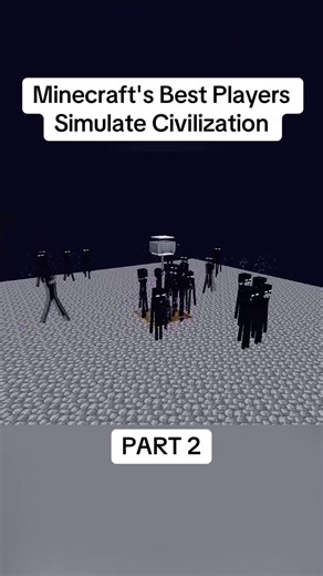 Minecraft's Best Players Simulate Civilization - PART 2 #minecraft #bestplayer #simulate #civilization #fyp