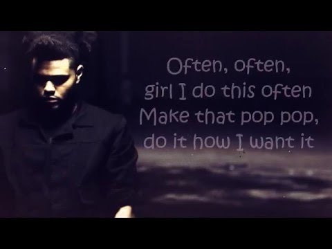 The Weeknd - Often (Kygo Remix) Lyrics on Screen New 2014