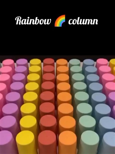 satisfying asmr baking soda rainbow column#satisfying #asmr #bakingsoda #rainbowcolumn #fyp
