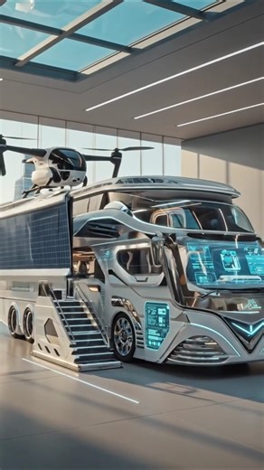 “Future Motorhome 2070 – The Luxury Smart RV You’ve Never Seen Before!”