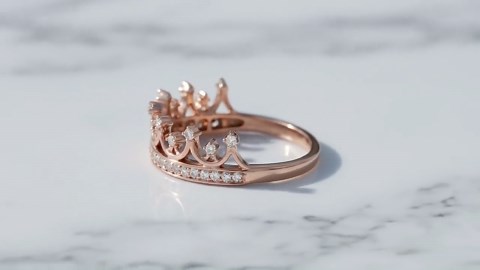 Round Cut Simulated diamond Half Eternity Band Delicate Sparkle wedding ring, Stacking Timeless Love Gift For Women, Adorable Design Ring