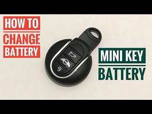 Key battery Bmw Mini Cooper How To Change replace keyless fob batterie clubman jcw cooper - DIY