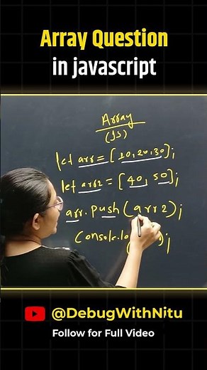 JavaScript Objective 22/100 - Array question in JavaScript