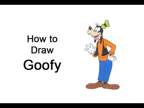 How to Draw Goofy (Full Body)