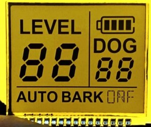 [Hot Item] Custom Orange Backlit Display Monochrome Segment LCD Display