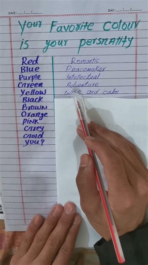 favorite color psychology