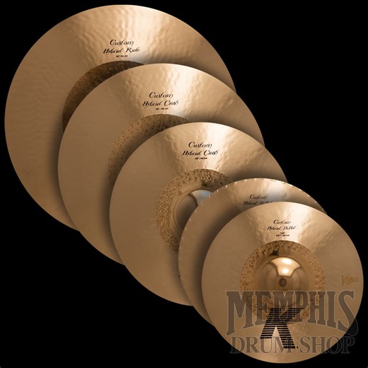 ZIldjian K Custom Hybrid Cymbal Pack (K1250)