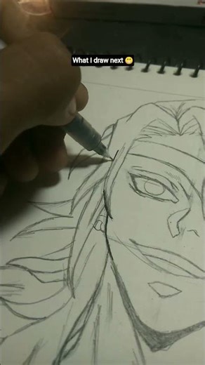 quick inking ✍️tengen uzui ✨ #anime #animeeart #demonslayer #tengenuzui #shortsvideos