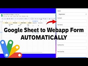 Sheet To Web App Auto