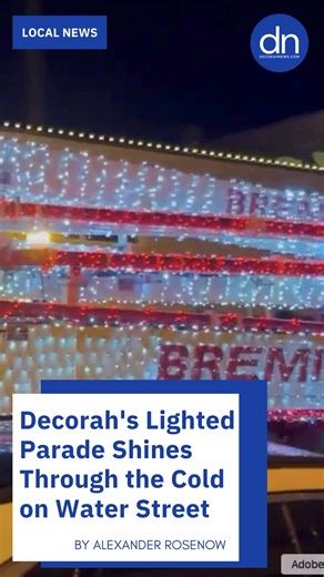 DecorahNews.com on Instagram: "Reminiscing on the Holiday Lighted Parade... This Decorah fire truck brought the holiday cheer 🎄 Wrapped in red & white lights, it turned the 34th Annual Lighted Parade into a moving winter wonderland! Stay tuned for the winners of the float competitions. 👀❄️"
