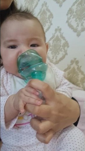 Caring for My Sick 4 Month Baby 🤍 Nebulizer & Mom Life.#SickBaby#BabyCold#MomLife#BabyCare#4Month