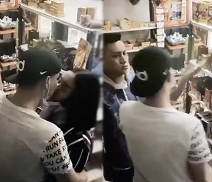 This Is How Serial Killers Are Made: Chick Cheats On Her Boyfriend With His Co-Worker Behind His Back While Visiting Him At Work!