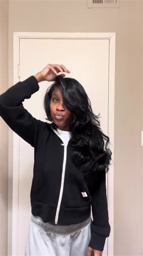 Flip over quick weave tutorial 💗💗 #fyp #fauxmiddlepartquickweave #quickweavetutorial #blackgirlhairtok #flipoverquickweave